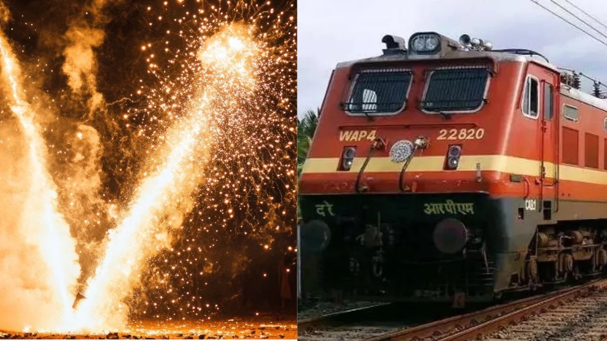 चलती ट्रेन में पटाखा फोड़ने से मची भगदड़, एक युवक की मौत; अमृत भारत एक्सप्रेस में बड़ा हादसा