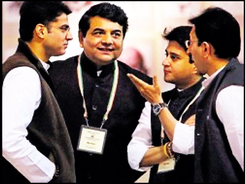 UP assembly elctions 2022 This picture went viral after RPN Singh joined  BJP Jyotiraditya Scindia and Sachin pilot are seen