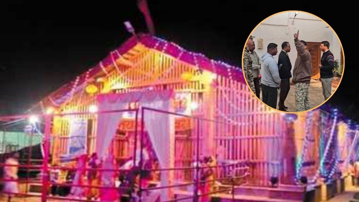 दंतेश्वरी मंदिर में माता की प्रतिमा से 6.5 लाख रुपये के सोने आभूषण चोरी, घंटों तक घूमता रहा चोर