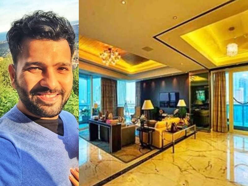 Photos: Rohit Sharma lives in this luxurious flat worth 30 croresyou will  be surprised to see this