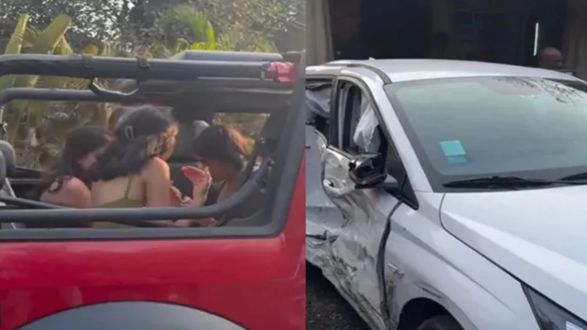 किराए की थार ने गोवा में i20 को मारी टक्कर, भोपाल के बुजुर्ग पर्यटक की मौत, नवजात बाल-बाल बचा