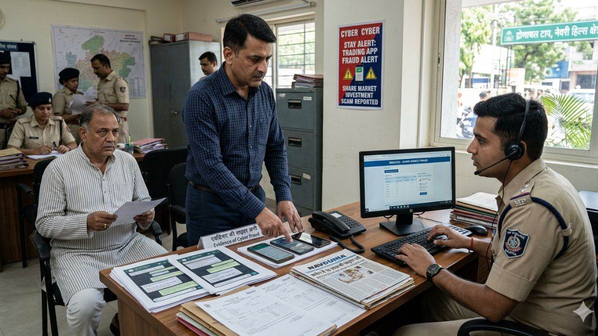 भोपाल: शेयर बाजार में निवेश का झांसा देकर कर्नल से 16 लाख की साइबर ठगी