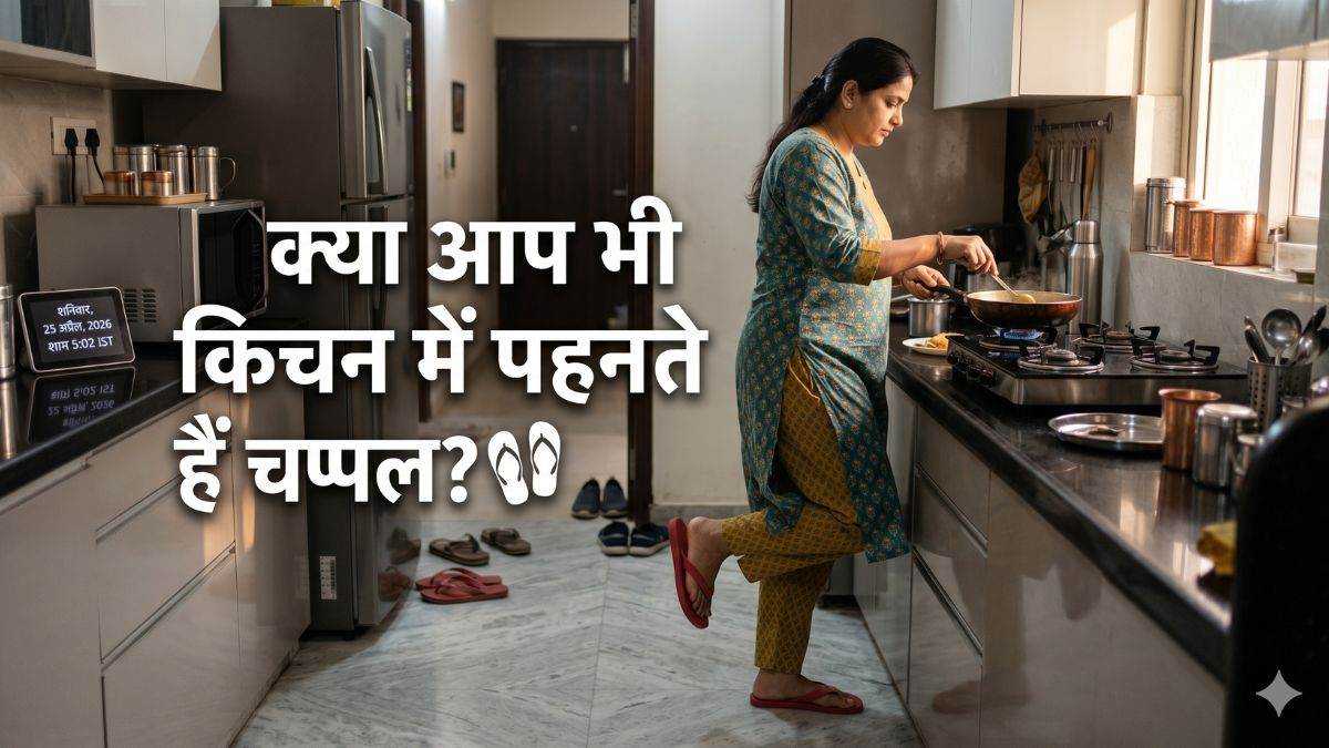 रसोई में चप्पल पहनना पड़ सकता है भारी, घर की सुख-समृद्धि पर लगता है ब्रेक, आज ही अपनाएं ये नियम