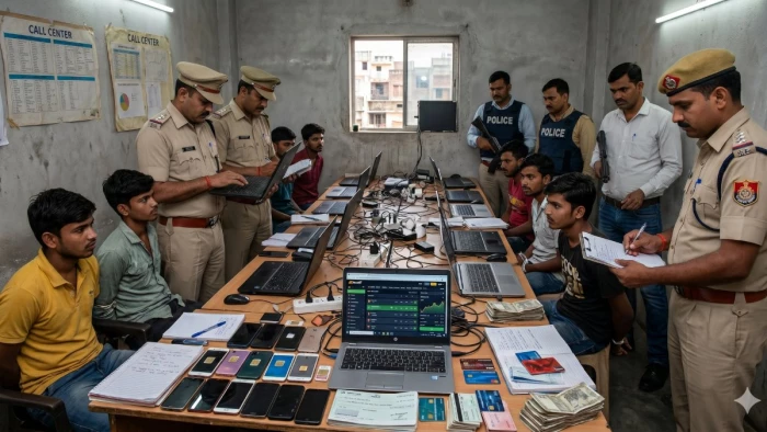 खिलाड़ी बेटिंग ऐप से 3 करोड़ की ठगी, कॉल सेंटर की आड़ में चल रहा था फर्जीवाड़ा, ग्वालियर पुलिस ने 10 को दबोचा