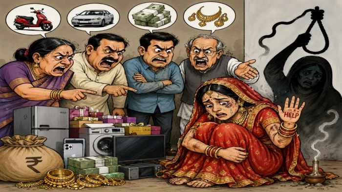 लाड़ली की जिंदगी पर भारी... दहेज का दंश, मध्य प्रदेश दहेज हत्या में तीसरे नंबर पर