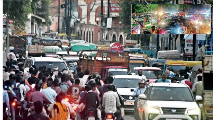 ग्वालियर में एलिवेटेड रोड के डायवर्जन ने बढ़ाई मुसीबत, 10 मिनट की दूरी के लिए लग रहा आधा घंटा; जाम से लोग परेशान