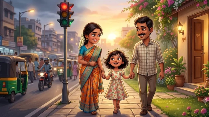 सगे मां-बाप ने छोड़ा, 5 साल की उम्र में सिग्नल पर मांगी भीख, फास्टर केयर योजना से बच्ची को मिला नया परिवार
