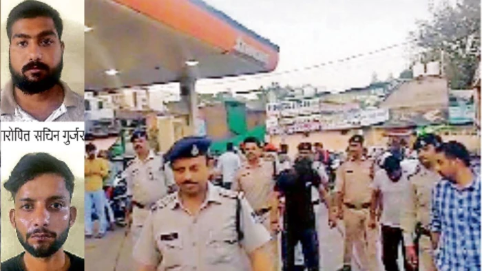 ग्वालियर में पेट्रोल के 250 रुपये मांगने पर तीन बदमाशों ने पंप कर्मचारी को लगाई आग, 60 प्रतिशत झुलसा; हालत गंभीर