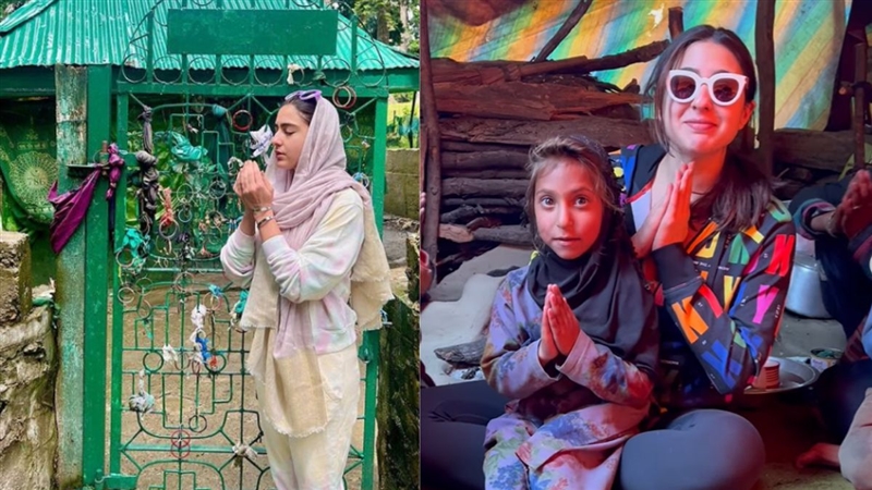 Sara Ali Khan: Sara Ali Khan reached Dargah after Amarnath Yatra, enjoyed tea in Kashmir