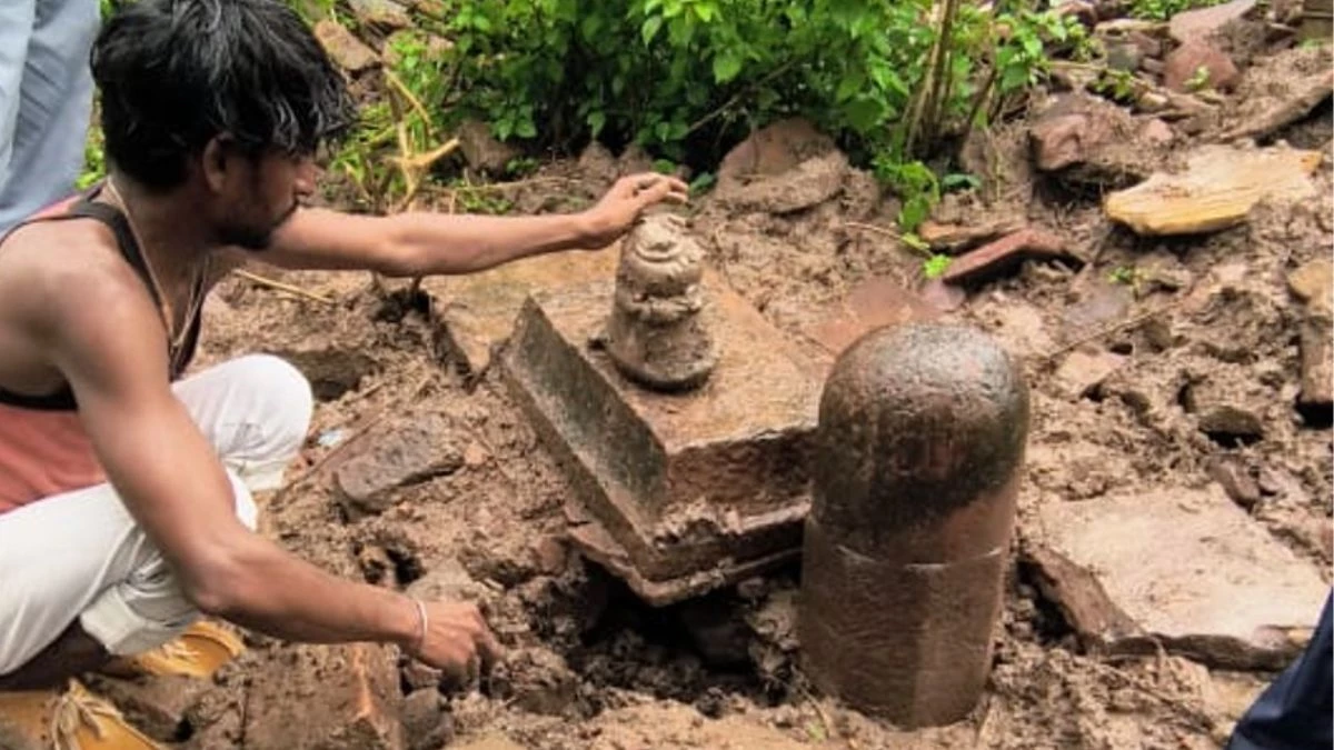 मस्जिद के पास खोदाई में मिला 16 वीं-17 वीं सदी का शिवलिंग, मध्य प्रदेश के विदिशा जिले का मामला