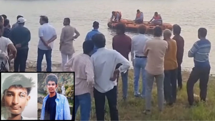 खंडवा में मूर्ति विसर्जन के दौरान गिट्टी खदान के तालाब में डूबे दो भाई, 3 किशोरों को ग्रामीणों ने बचाया