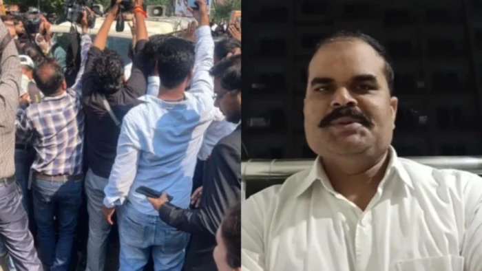 महिला अफसर पर आरोप लगाकर घिरे जहांगीराबाद के निलंबित टीआई, सीनियर पुलिस अफसरों की फटकार के बाद हटाया वीडियो