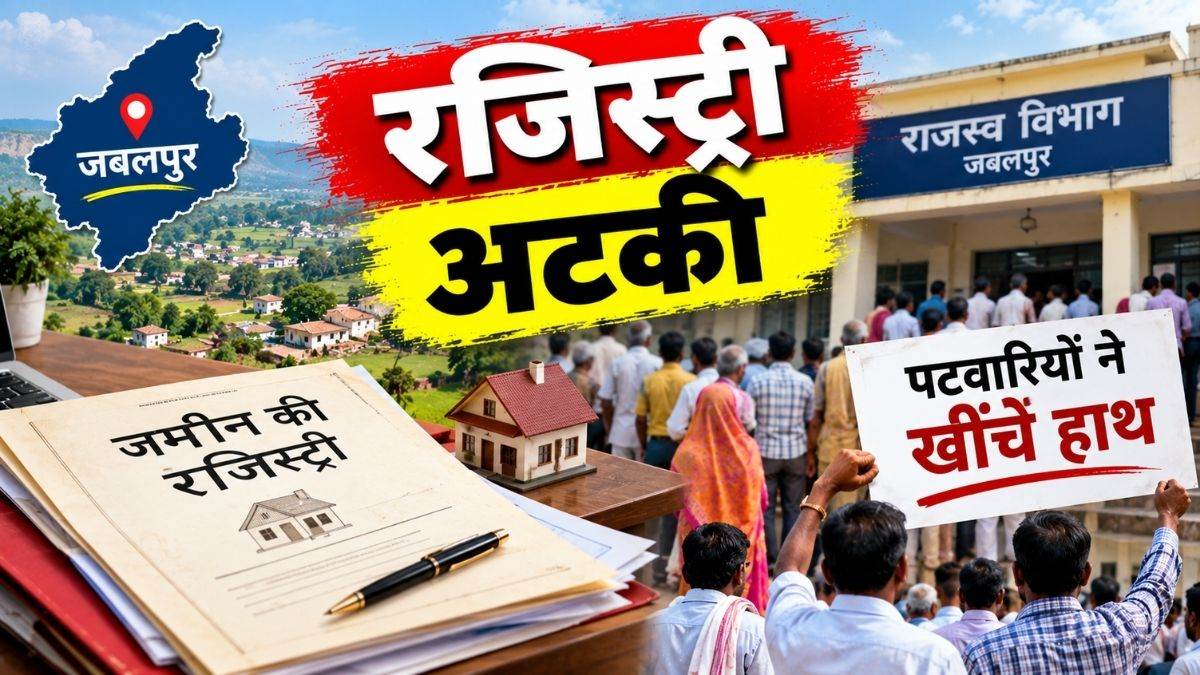 जबलपुर के 529 गांवों में पांच लाख लोगों की रजिस्ट्री अटकी, पटवारियों ने खींचे हाथ