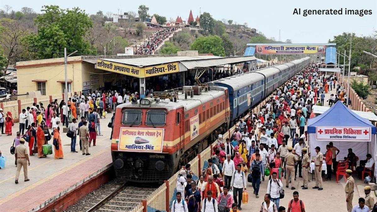 शनिश्चरा मेले के लिए रेलवे की खास तैयारी: चलेंगी दो जोड़ी मेला स्पेशल ट्रेनें, सुरक्षा और स्वास्थ्य के रहेंगे कड़े इंतजाम