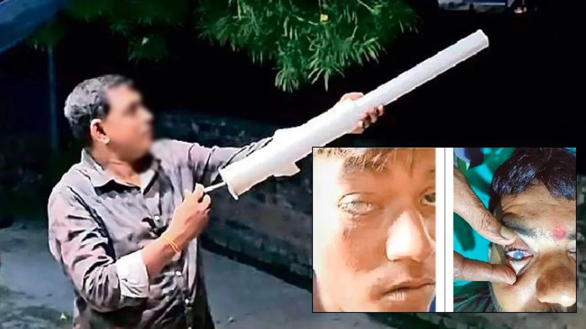 Carbide Gun: ग्वालियर में कार्बाइड गन और पटाखों से पांच दिन में 91 लोगों की आंखें चोटिल