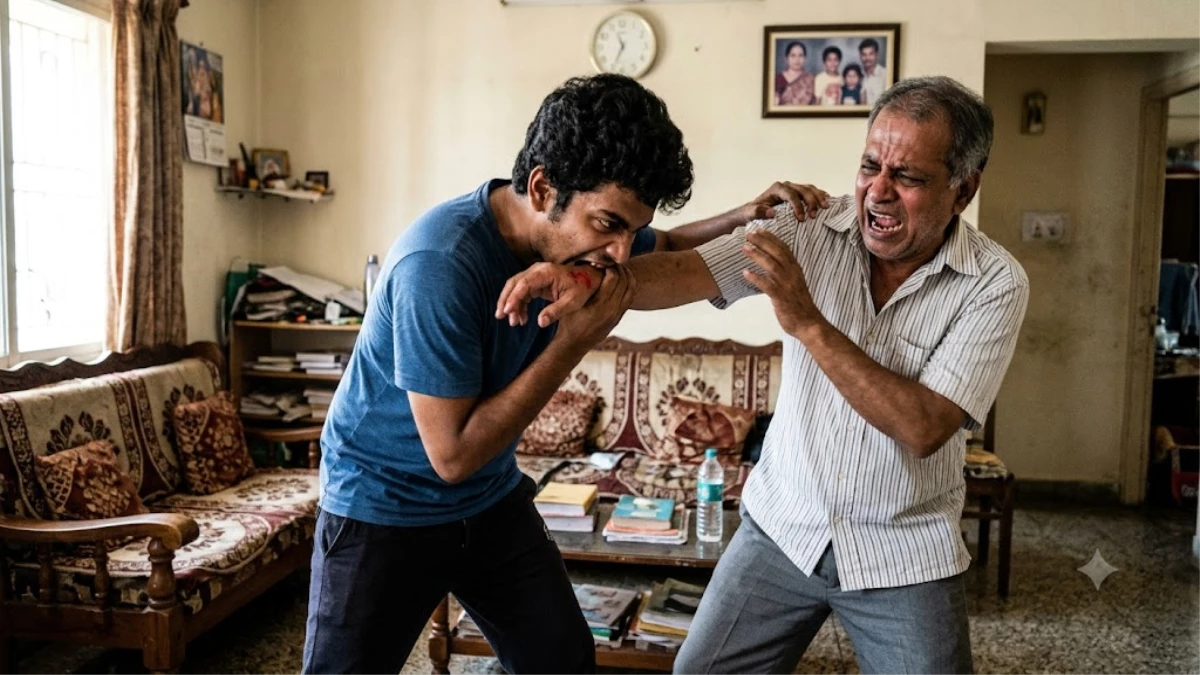 उज्जैन में विवाद के बाद दांतों से काटकर पिता की उंगली अलग कर दी, पुलिस को शिकायत की तो कुएं में कूदकर दे दी जान