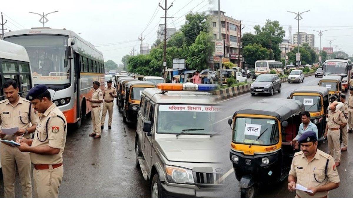 छत्तीसगढ़ में वाहन चालकों पर चला परिवहन विभाग का चाबुक, 364 वाहनों के खिलाफ कार्रवाई; 19 के परमिट किए रद