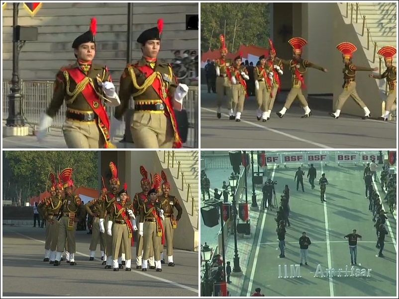Beating Retreat 2021 : Beating Retreat at Attari Wagah Border Without  Viewers for Second Time