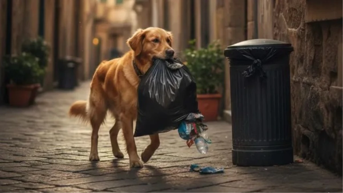टैक्स बचाने का 'कुत्ता' तरीका... पालतू जानवर से सड़क पर फिंकवाया कचरा, मालिक को लगा लाखों का जुर्माना