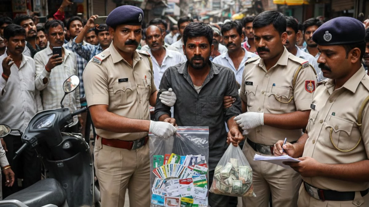 मुरार में दिनदहाड़े 10 हजार की लूट, जनता ने घेराबंदी कर बदमाश को दबोचा