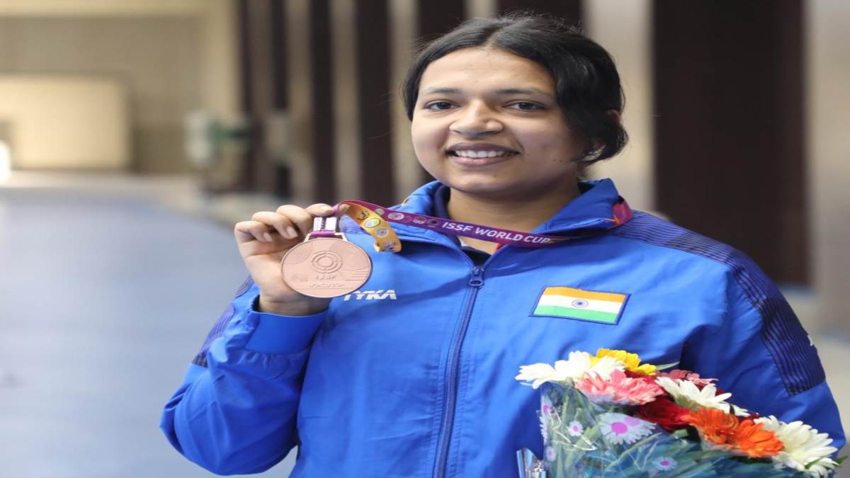 ISSF World Cup Shooting: आइएसएसएफ शूटिंग विश्‍व कप में अंतिम‍ दिन भारत की सिफ्ट कौर ने साधा कांस्‍य पर निशाना