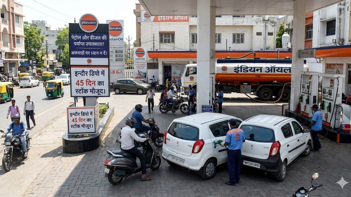 इंदौर वालों के लिए राहत, पेट्रोल पंपों पर सुधरे हालात, नायरा व जियो के पेट्रोल पंपों पर दाम बढ़े