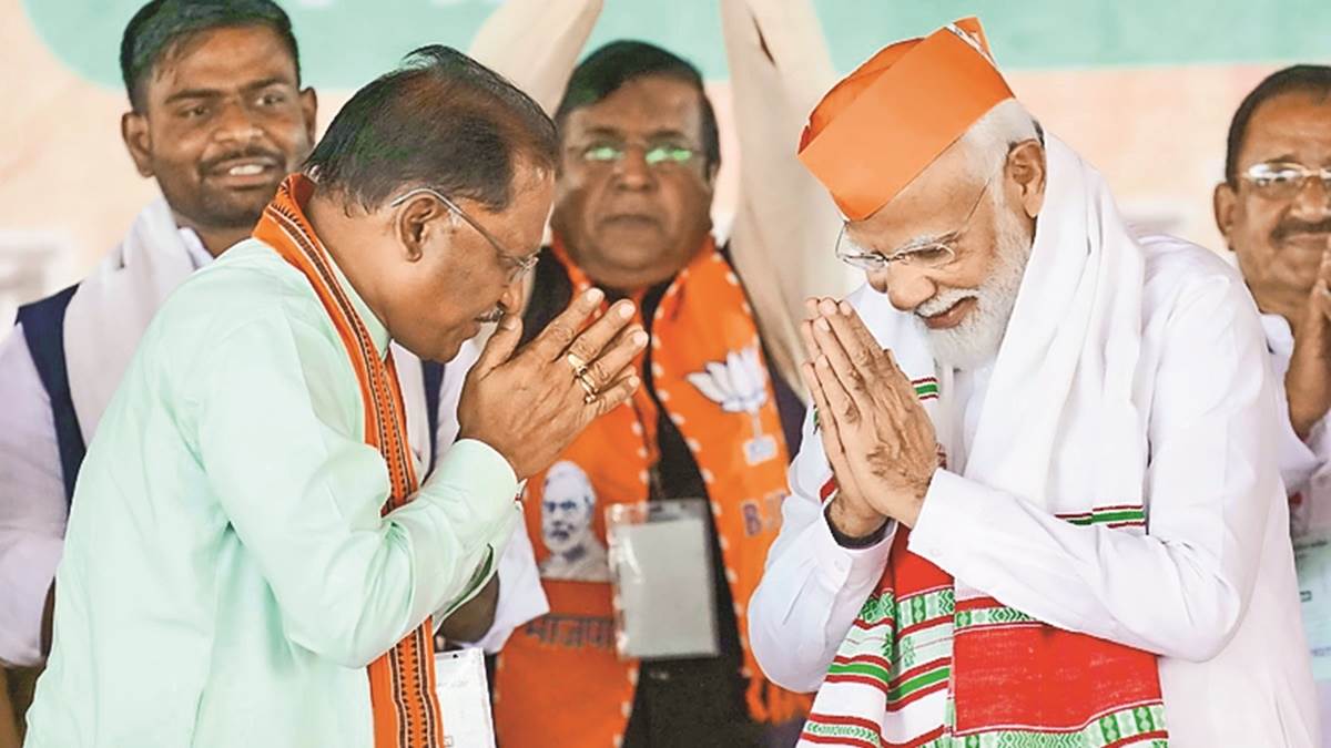 CG Lok Sabha Election: CM साय की PM मोदी कर रहे बार-बार तारीफ, बोले- भाई विष्‍णु ने राकेट की गति से चलाई सरकार - Chhattisgarh Lok Sabha Election 2024 PM Narendra Modi