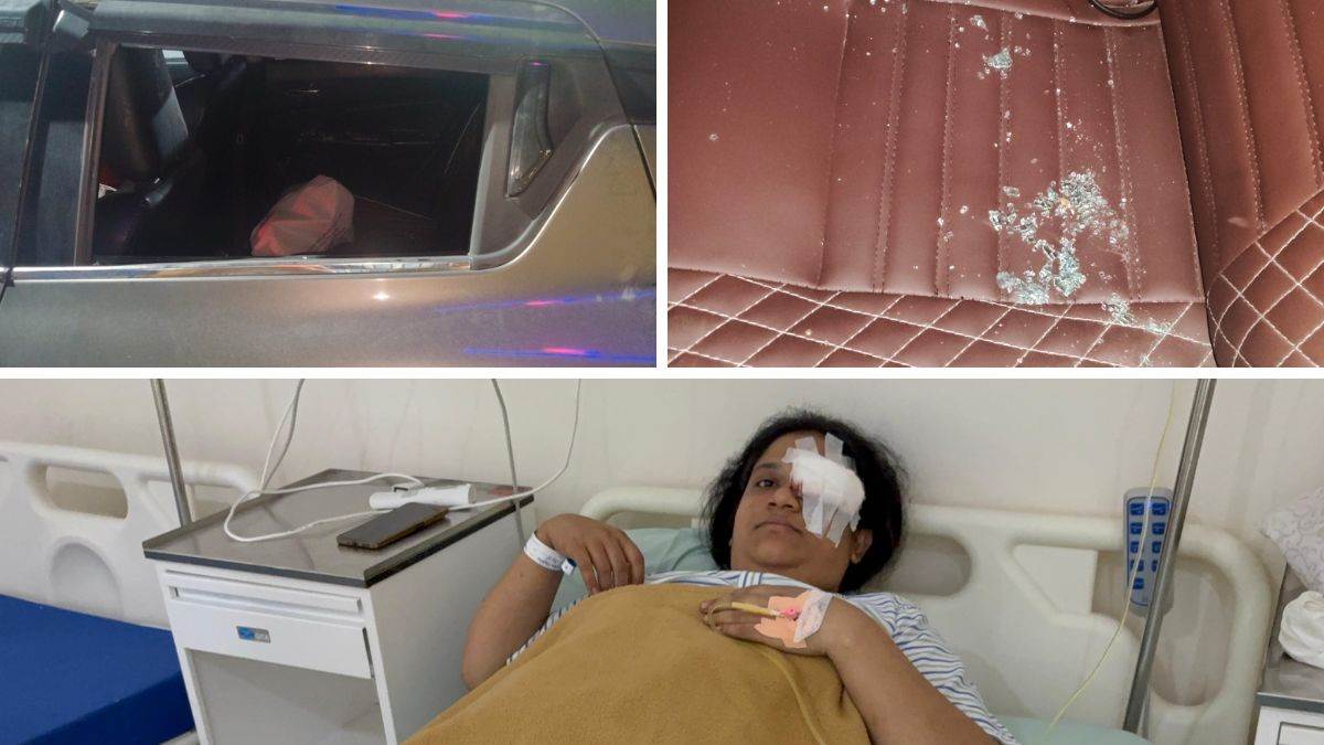 कोरबा में लूट की डरावनी कोशिश, बदमाशों ने चलती कार पर की पत्थरबाजी, महिला की आंख में गंभीर चोट, चालक की सूझबूझ से टली वारदात