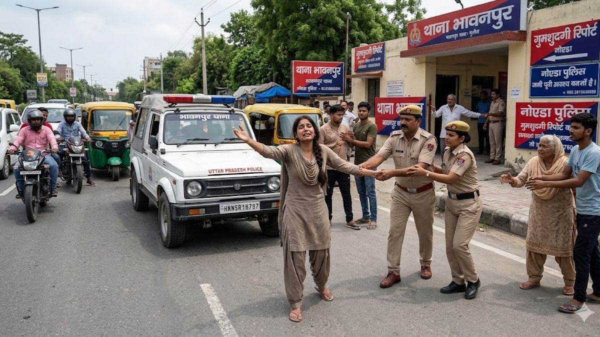 प्रेमी संग रहने की जिद पर अड़ी महिला का पुलिस स्टेशन में हाईवोल्टेज ड्रामा, पति-लवर दोनों ने साथ रखने से किया इनकार