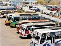 दुर्घटना होने पर बसों के परमिट निरस्त और प्रकरण दर्ज करने का इंदौर के बस मालिकों ने किया विरोध