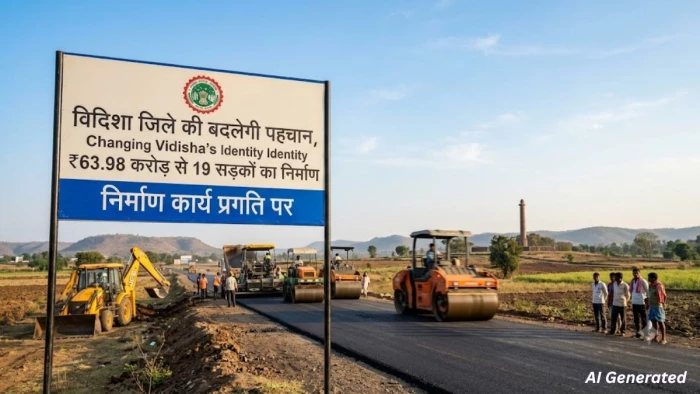 विदिशा जिले की बदलेगी पहचान, 63.98 करोड़ रुपये से 19 सड़कों का होगा निर्माण, बड़ी मंजूरी नौलास-लखूली-दरगंवा-तिलक मार्ग के लिए दी गई