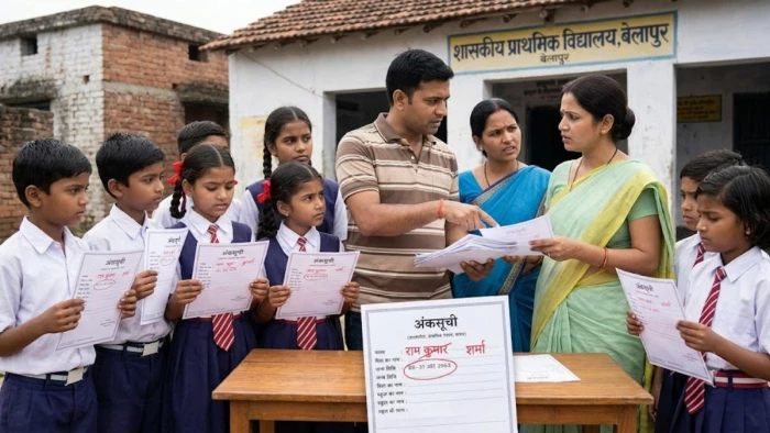 छत्तीसगढ़ में स्कूल शिक्षा विभाग की बड़ी लापरवाही: 5वीं-8वीं की मार्कशीट में गड़बड़ी; किसी का नाम तो किसी की जन्मतिथि गलत