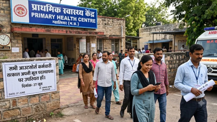 ग्वालियर सीएमएचओ का सख्त आदेश: मूल पदस्थापना पर लौटें आउटसोर्स कर्मचारी, नहीं तो रुकेगा मानदेय