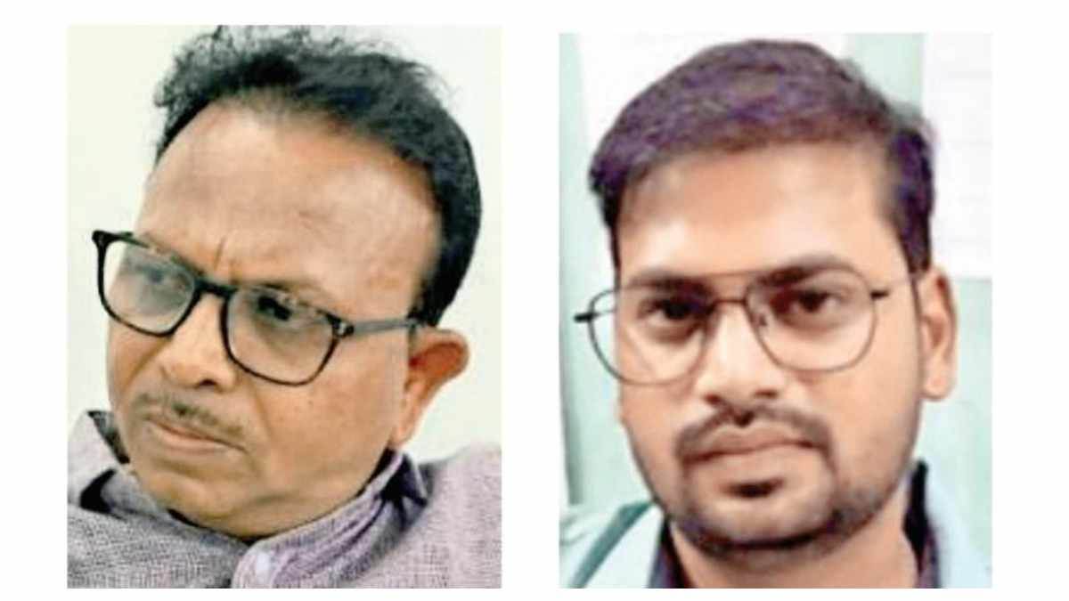 बिलासपुर में 'गांधी जी' के नोट पर फिदा घूसखोर पटवारी और बाबू; एसीबी ने पानी में हाथ डलवाकर किया 'गुलाबी'  गिरफ्तार