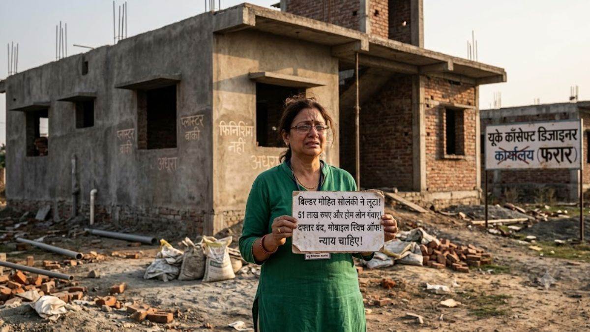 रायपुर में महिला सरकारी डॉक्टर से 51 लाख रुपये की धोखाधड़ी, बिल्डर ने मकान का सिर्फ ढांचा खड़ा कर बंद किया दफ्तर