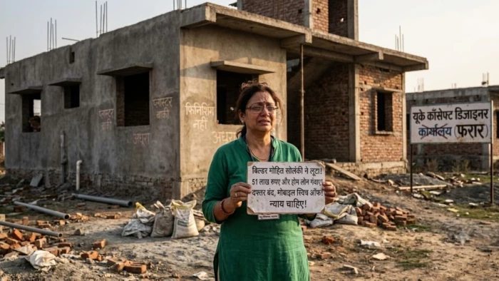 रायपुर में महिला सरकारी डॉक्टर से 51 लाख रुपये की धोखाधड़ी, बिल्डर ने मकान का सिर्फ ढांचा खड़ा कर बंद किया दफ्तर