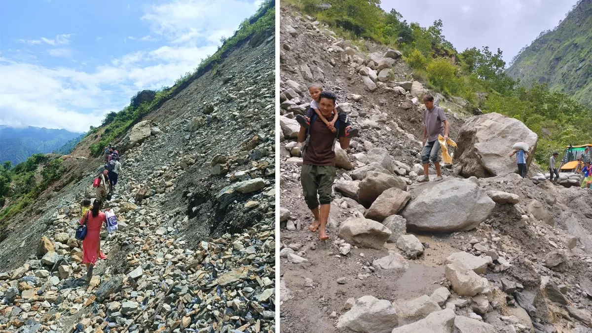 MP News: सड़क नहीं, झोली में लादकर अस्पताल ले जाते हैं मरीजों को... चित्रकूट के थर पहाड़ गांव की दर्दनाक हकीकत