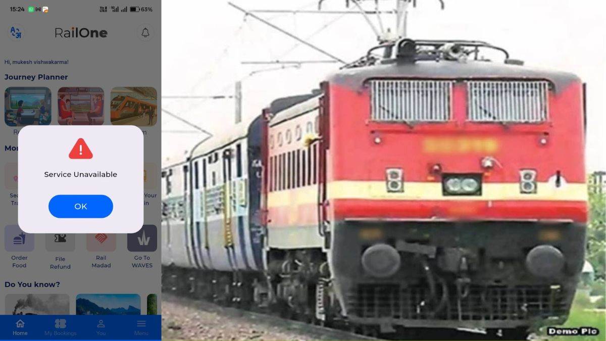 अचानक बंद हुआ 'रेल वन' एप: न टिकट बुक हुई न मिला अलर्ट, भोपाल में दोस्तों और रिश्तेदारों के सहारे पहुंचे यात्री