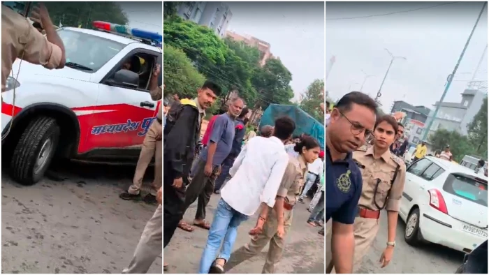 इंदौर के राऊ में तेज रफ्तार कार ने बाइक और स्कूटर को मारी टक्कर, 5 लोग घायल इंदौर के राऊ में तेज रफ्तार कार ने बाइक और स्कूटर को मारी टक्कर, 5 लोग घायल