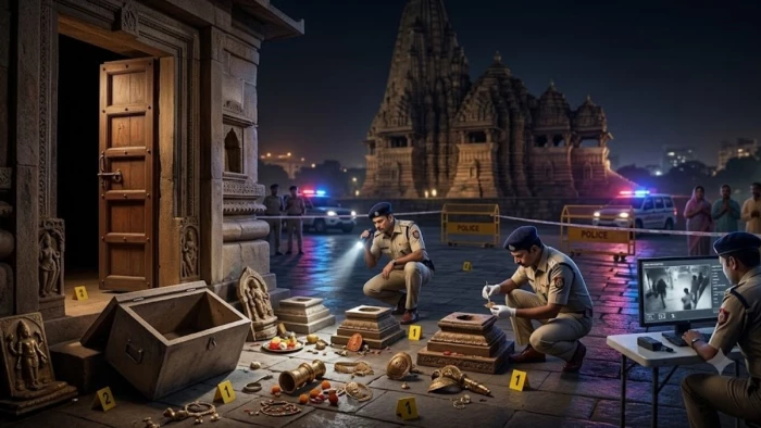 अयोध्या चंदा चोरी के बाद MP में मंदिरों की सुरक्षा बढ़ी, 55 जिलों की पुलिस को सख्त निर्देश
