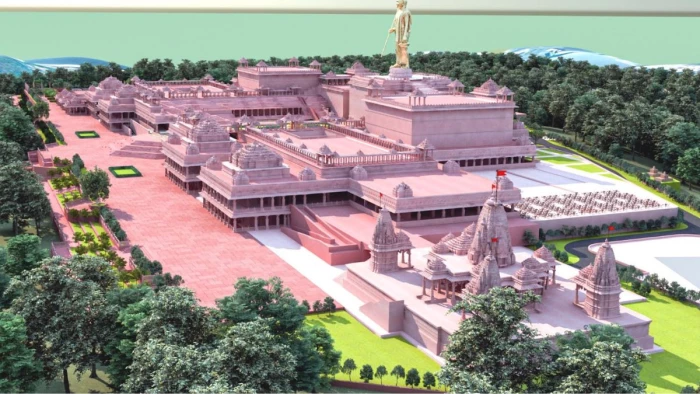 ओंकारेश्वर के एकात्मधाम में 45 शिला पूजन के साथ पंचायतन मंदिर का शिलान्यास आज