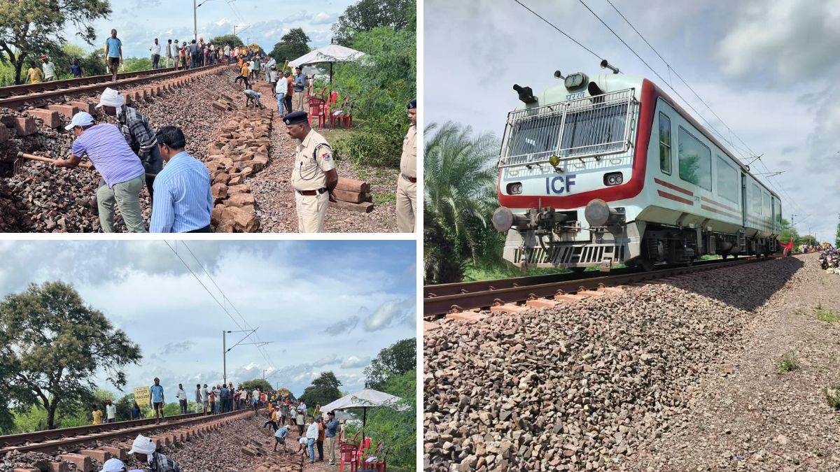 Trains Cancelled: बालोद में भारी बारिश से रेलवे ट्रैक धंसा, 5 ट्रेनें कैंसिल;...