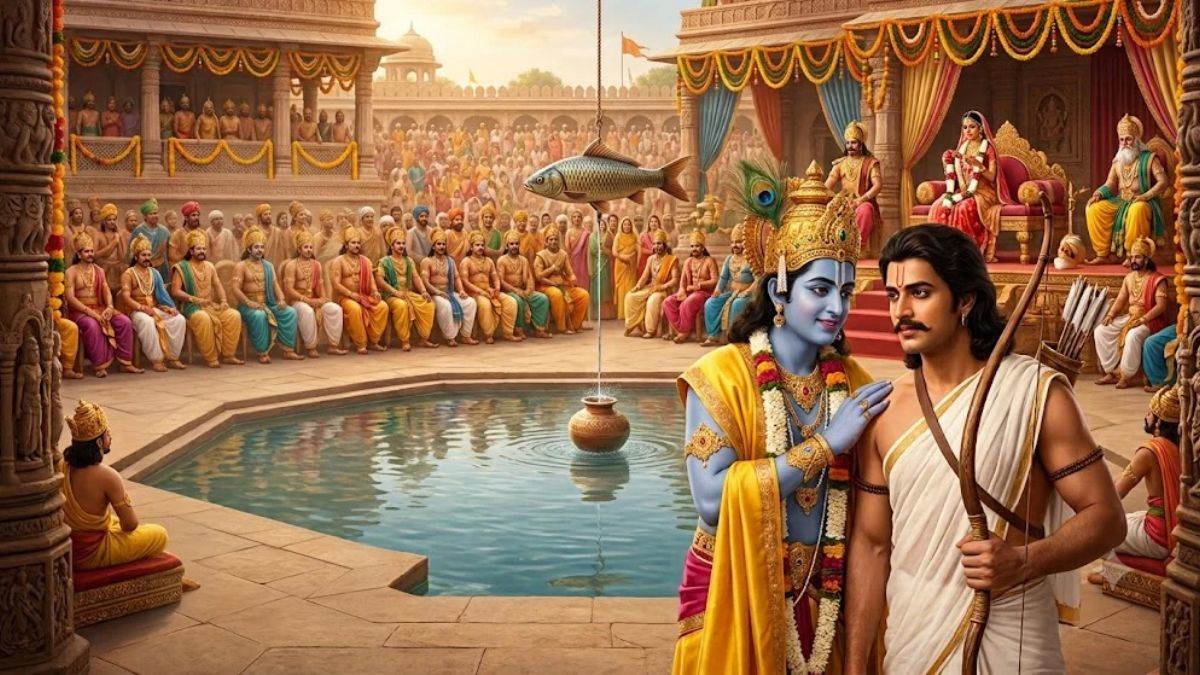 जल शांत रखना मेरा काम, बाण चलाना तुम्हारा…द्रौपदी स्वयंवर की इस कथा में छिपा है सफलता का सबसे बड़ा रहस्य!