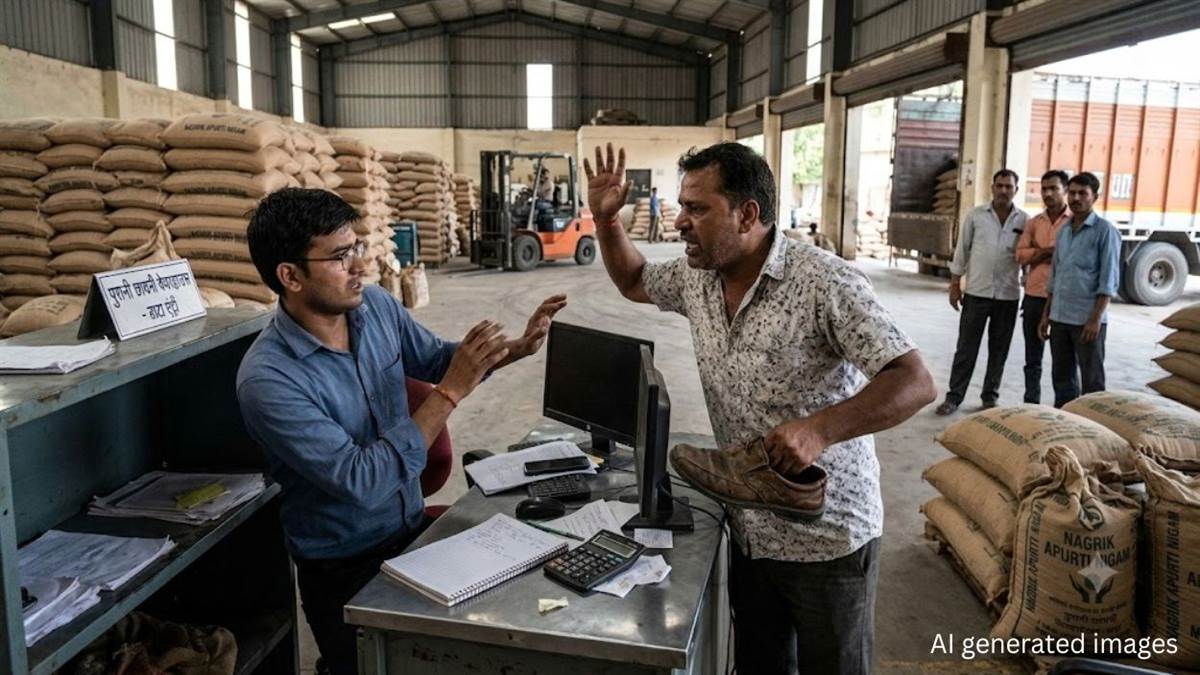 ग्वालियर: नागरिक आपूर्ति निगम वेयरहाउस में ट्रांसपोर्टर ने डाटा एंट्री ऑपरेटर को जूते से पीटा, केस दर्ज