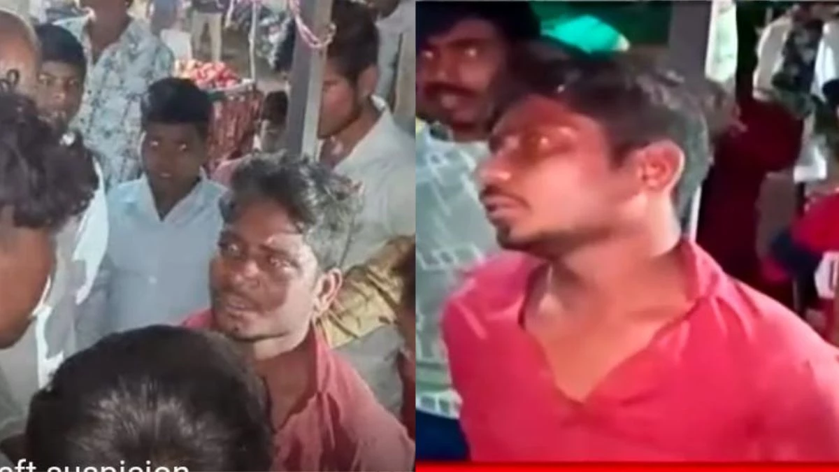 छिंदवाड़ा में चोरी के शक में युवक को खंभे से बांधकर पीटा, पुलिस ने हिरासत में लिया, पूछताछ जारी