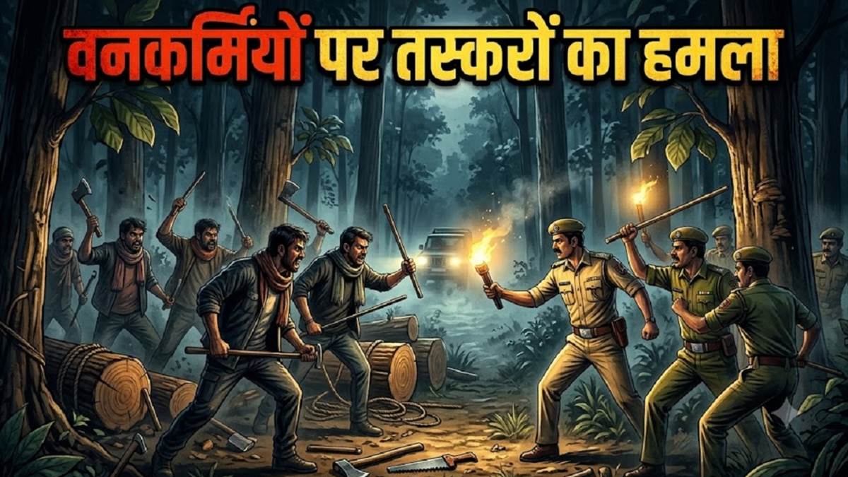 सागौन तस्करों के हौसले बुलंद: बस्तर के बनियागांव में अवैध कटाई रोकने पहुंचे वनकर्मियों पर जानलेवा हमला