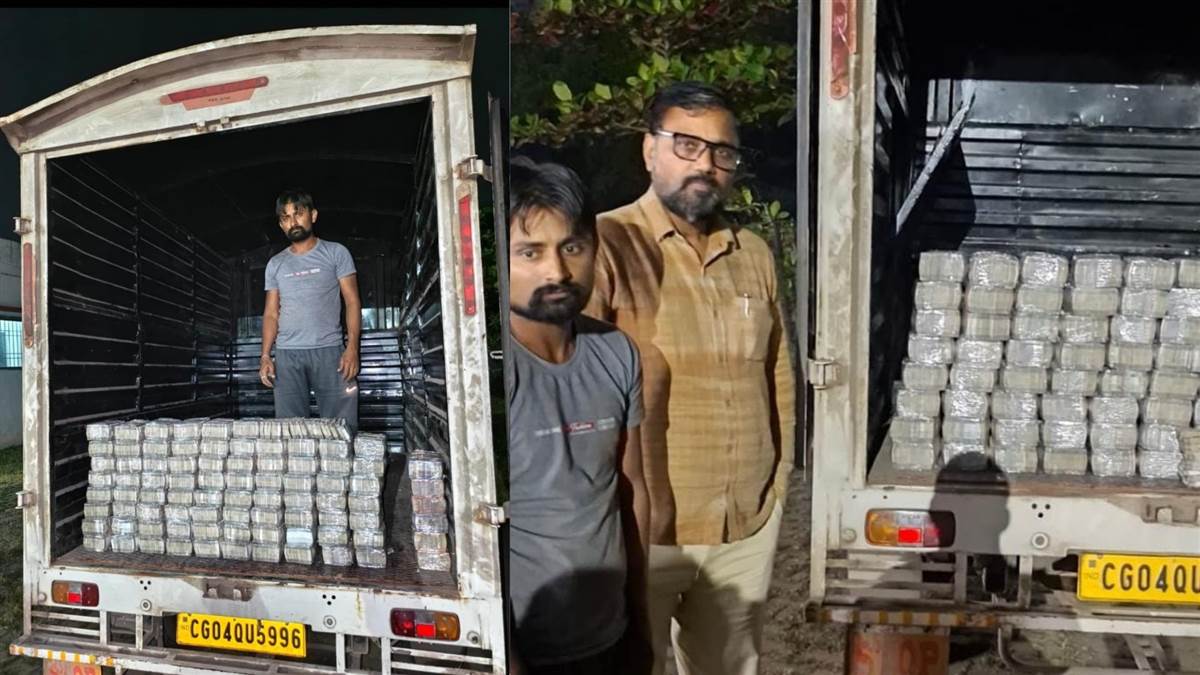 भिलाई में रायपुर से नागपुर जा रही पिकअप से 4 करोड़ रुपये जब्त, तलाशी में खुला नोटों का गुप्त तहखाना