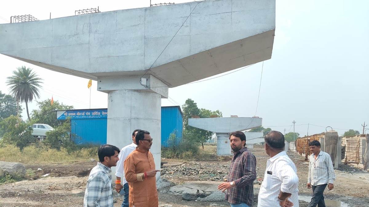 इंदौर में केलोदहाला आरओबी का 40 प्रतिशत ही काम पूरा, रेलवे वाला हिस्सा अब भी अटका