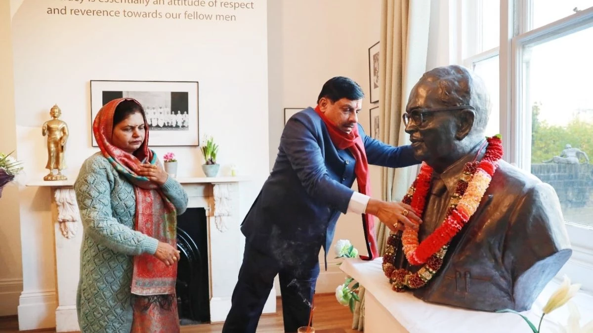 Mohan Yadav in London: भारत की एकजुटता को बनाए रखने में बाबा साहेब अंबेडकर का योगदान महत्वपूर्ण : मुख्यमंत्री डॉ. यादव