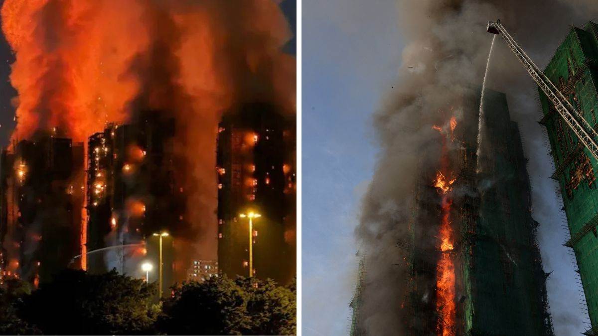 Hong Kong Fire: हांगकांग हाउसिंग कॉम्प्लेक्स में भीषण आग, 13 की मौत और कई घायल, 700 लोग बेघर